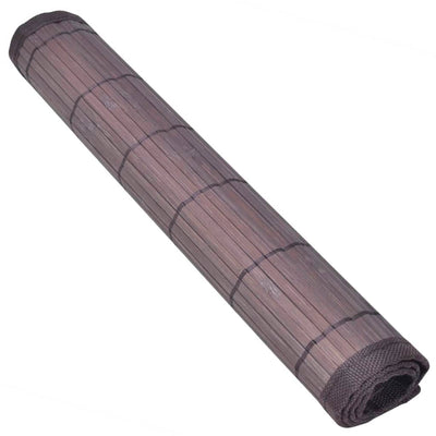 6 Bamboo Placemats 30 x 45 cm Natural