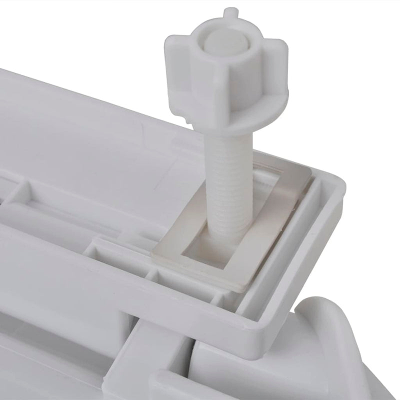 vidaXL Soft-close Toilet Seat White Oval