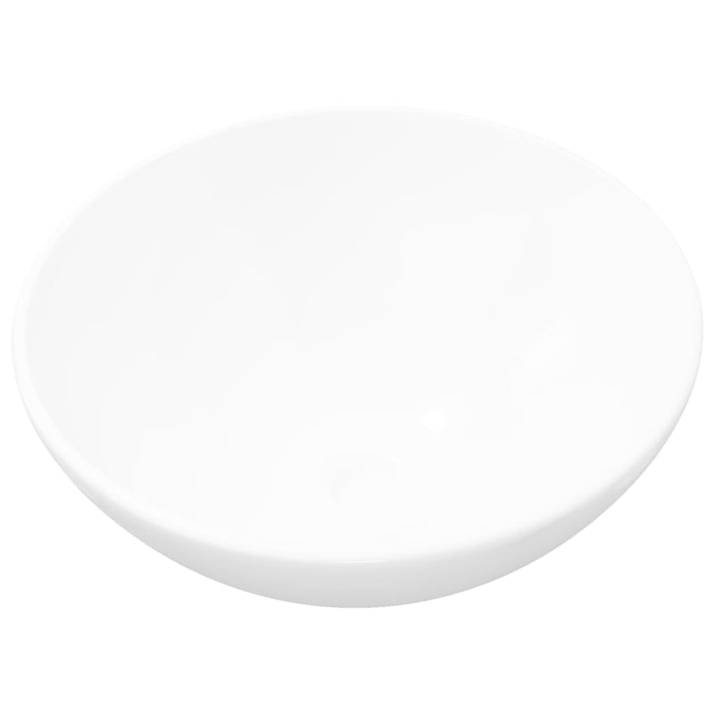 Ceramic Bathroom Sink Basin Black Round