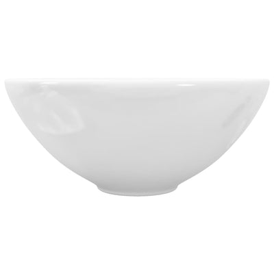 Ceramic Bathroom Sink Basin Black Round