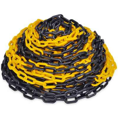 30 m Plastic Warning Chain Red and White