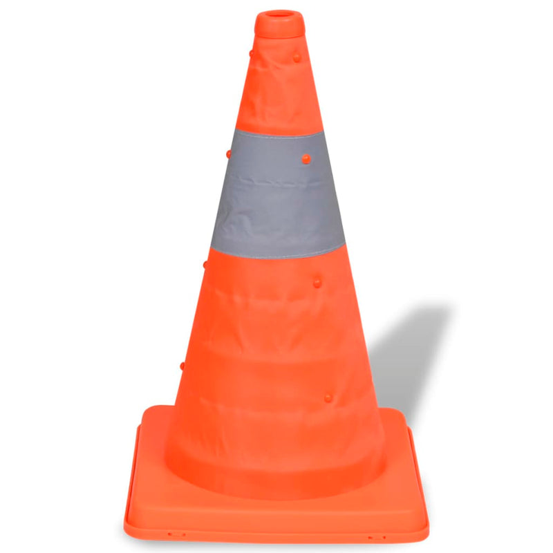 vidaXL 5 Pop-up Traffic Cones 42 cm