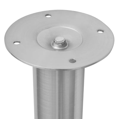 vidaXL Telescopic Table Legs 2 pcs Black 710 mm-1100 mm