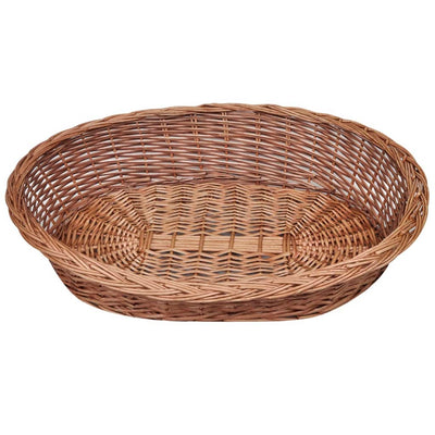 Willow Dog Basket/Pet Bed Natural 50 cm