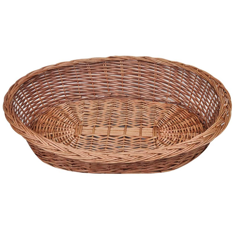 Willow Dog Basket/Pet Bed Natural 50 cm