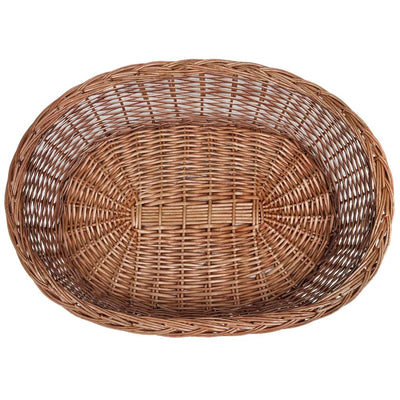 Willow Dog Basket/Pet Bed Natural 50 cm