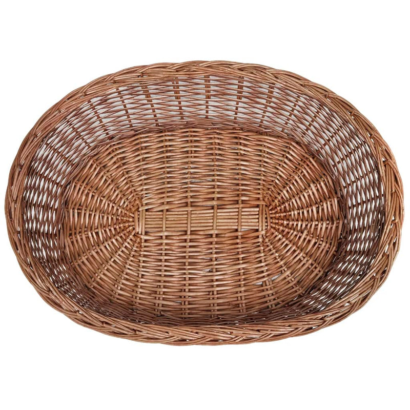 Willow Dog Basket/Pet Bed Natural 50 cm