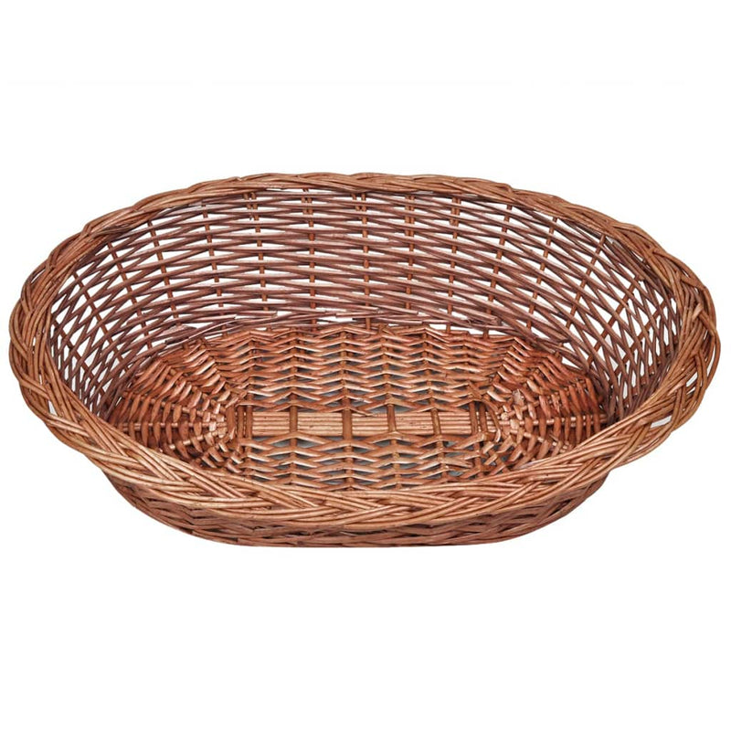 Willow Dog Basket/Pet Bed Natural 50 cm