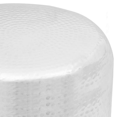 vidaXL Hammered Aluminium Stool/Side Table Brass/Copper Colour