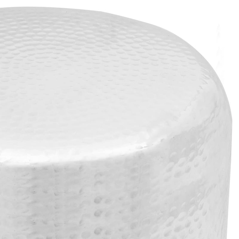 vidaXL Hammered Aluminium Stool/Side Table Brass/Copper Colour