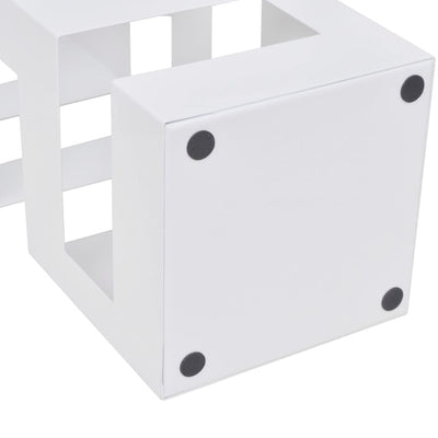 Black Square Umbrella Stand Storage Holder Walking Stick Steel 48.5 cm