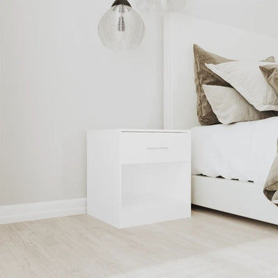 vidaXL Nightstand 2 pcs with Drawer Oak Colour