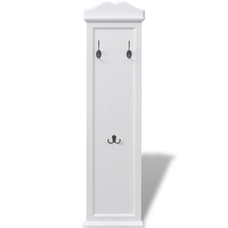 vidaXL Coat Racks 2 pcs White