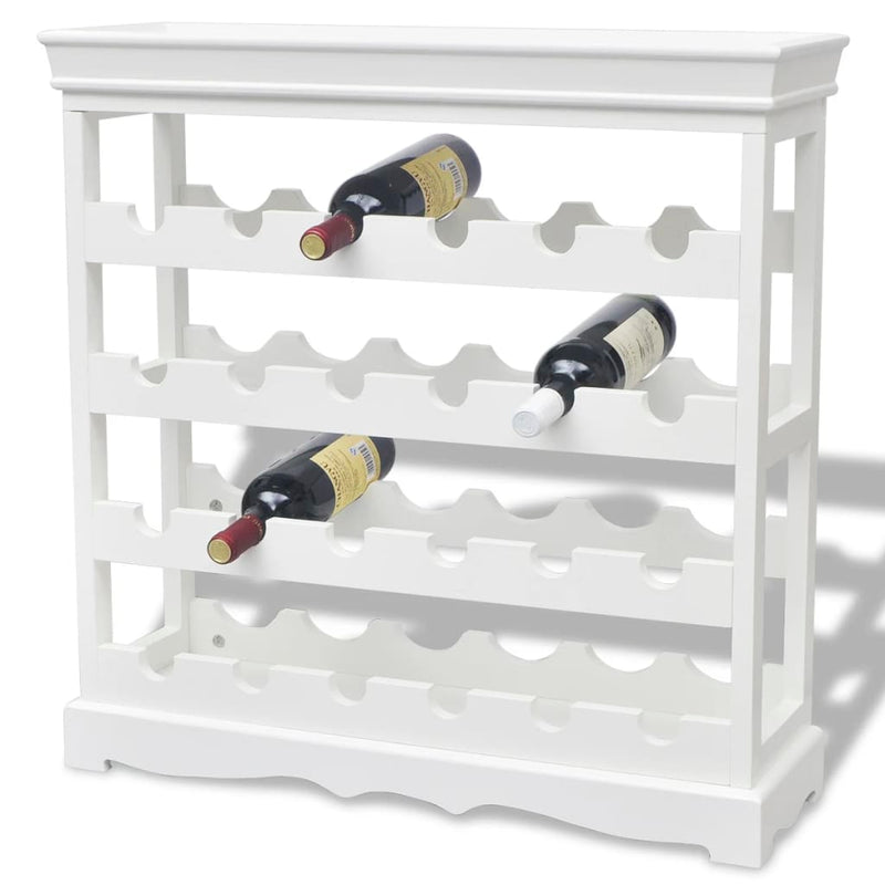 vidaXL Wine Cabinet "Abreu" White
