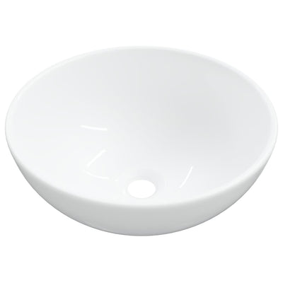 vidaXL Wash Basin White 48x25x15 cm Ceramic