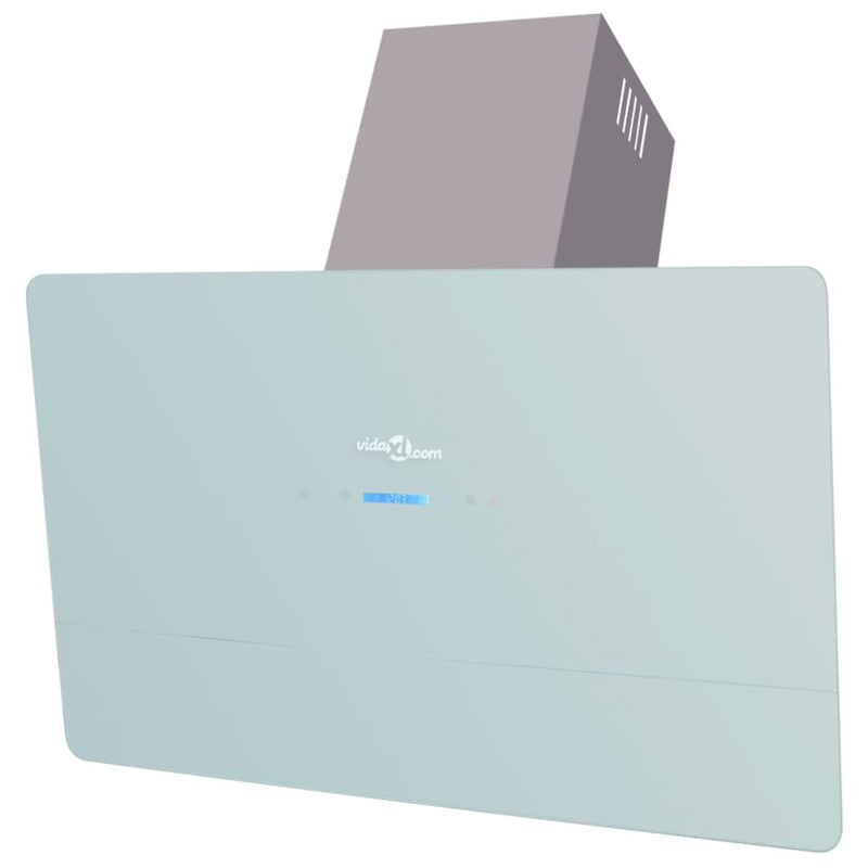 vidaXL Range Hood with Touch Display White 900 mm