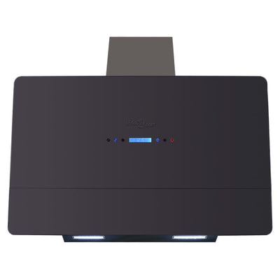 vidaXL Range Hood with Touch Display Black 900 mm
