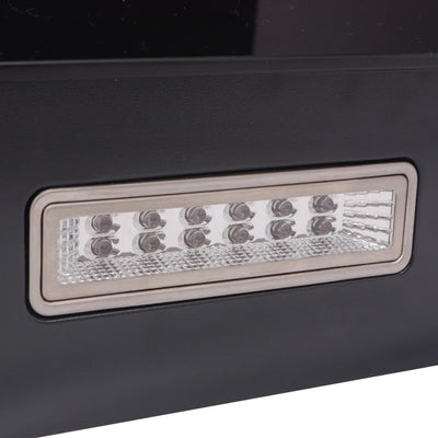vidaXL Range Hood with Touch Display Black 900 mm