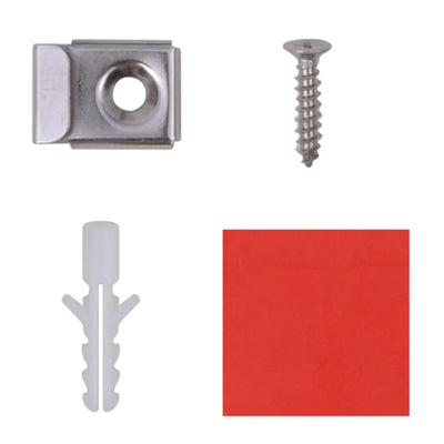 vidaXL Frameless Mirror Tiles Glass 8 pcs 20.5 cm