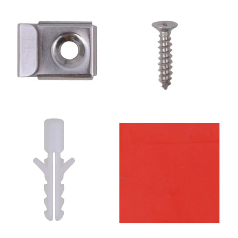 vidaXL Frameless Mirror Tiles Glass 8 pcs 20.5 cm