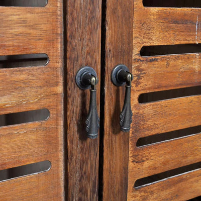 vidaXL Bathroom Cabinet Albuquerque Wood Brown 46x24x117.5 cm