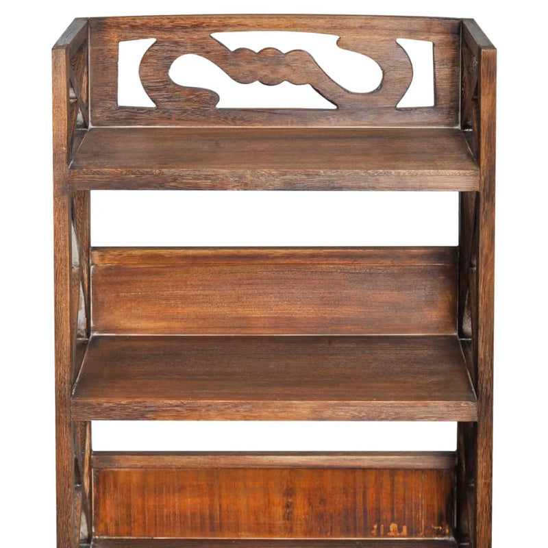 vidaXL Bathroom Cabinet Albuquerque Wood Brown 46x24x117.5 cm