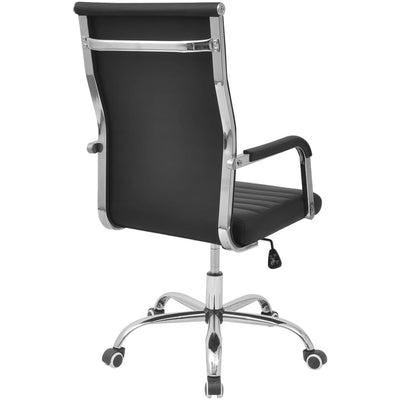 vidaXL Office Chair Artificial Leather 55x63 cm Black