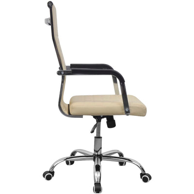 vidaXL Office Chair Artificial Leather 55x63 cm Black