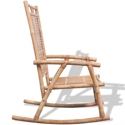 vidaXL Rocking Chair Bamboo