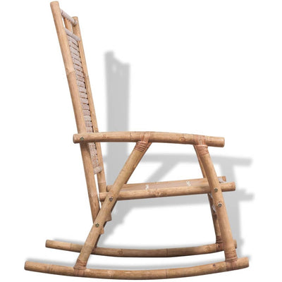 vidaXL Rocking Chair Bamboo