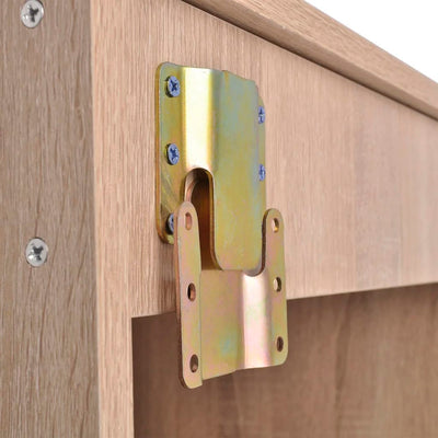 vidaXL Nine Piece Bathroom Furniture and Basin Set Beige