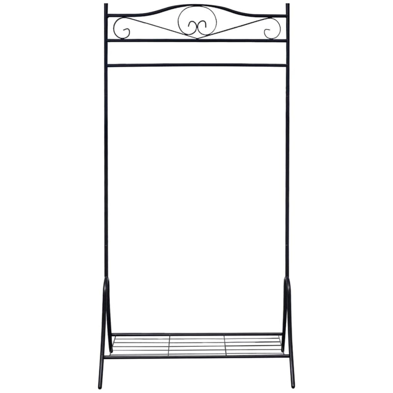 vidaXL Clothing Rack Black Steel