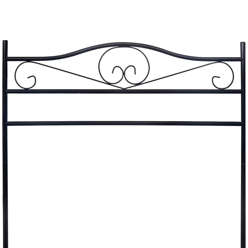 vidaXL Clothing Rack Black Steel