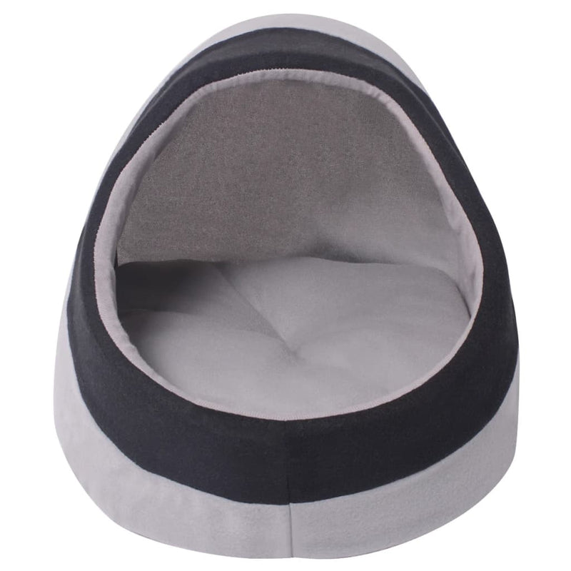 vidaXL Cat Cubby Grey and Black M