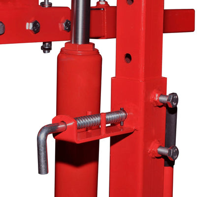 vidaXL Auto Rotisserie Red