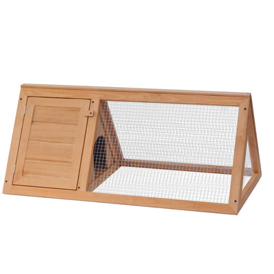 vidaXL Animal Rabbit Cage Grey Wood