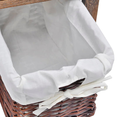 vidaXL Bedside Cabinet Wood Brown