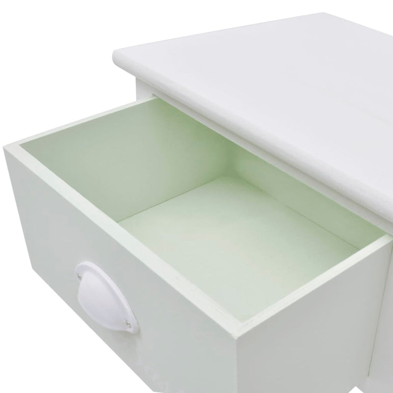 vidaXL French Bedside Cabinets 2 pcs Wood