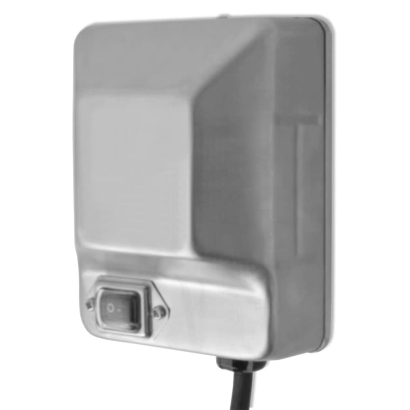 vidaXL Professional BBQ Rotisserie Spit Motor Stainless Steel 4 W