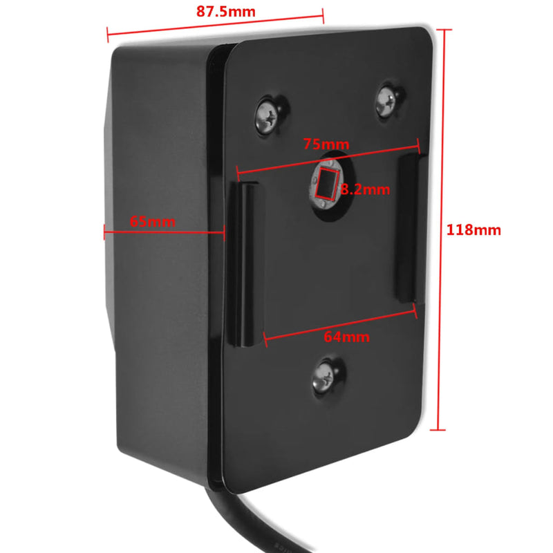 vidaXL Professional BBQ Rotisserie Spit Motor Stainless Steel 4 W