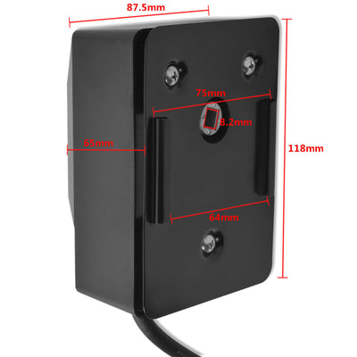 vidaXL BBQ Rotisserie Spit with Motor Steel 1200 mm