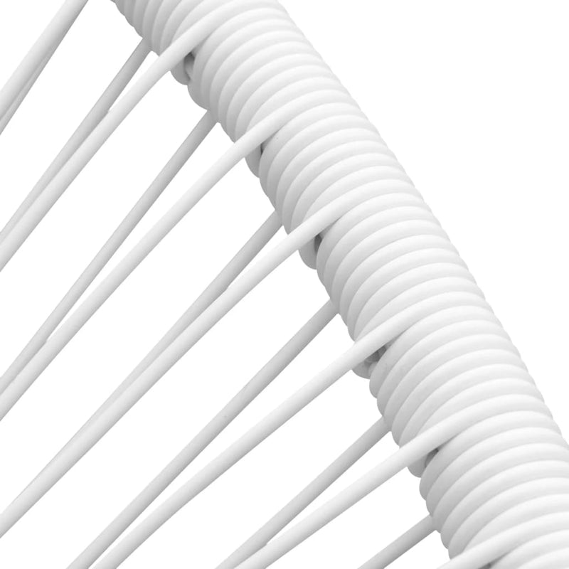 vidaXL Outdoor Rocking Chair Black Poly Rattan