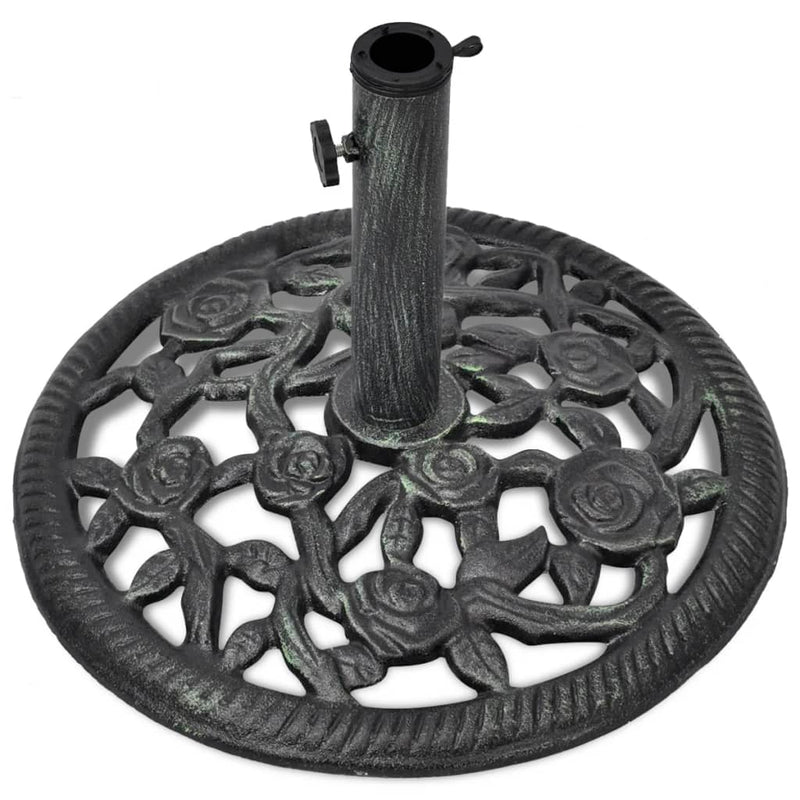 vidaXL Umbrella Base Bronze 12 kg 48 cm Cast Iron