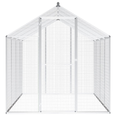 vidaXL Outdoor Aviary Aluminium 178x242x192 cm