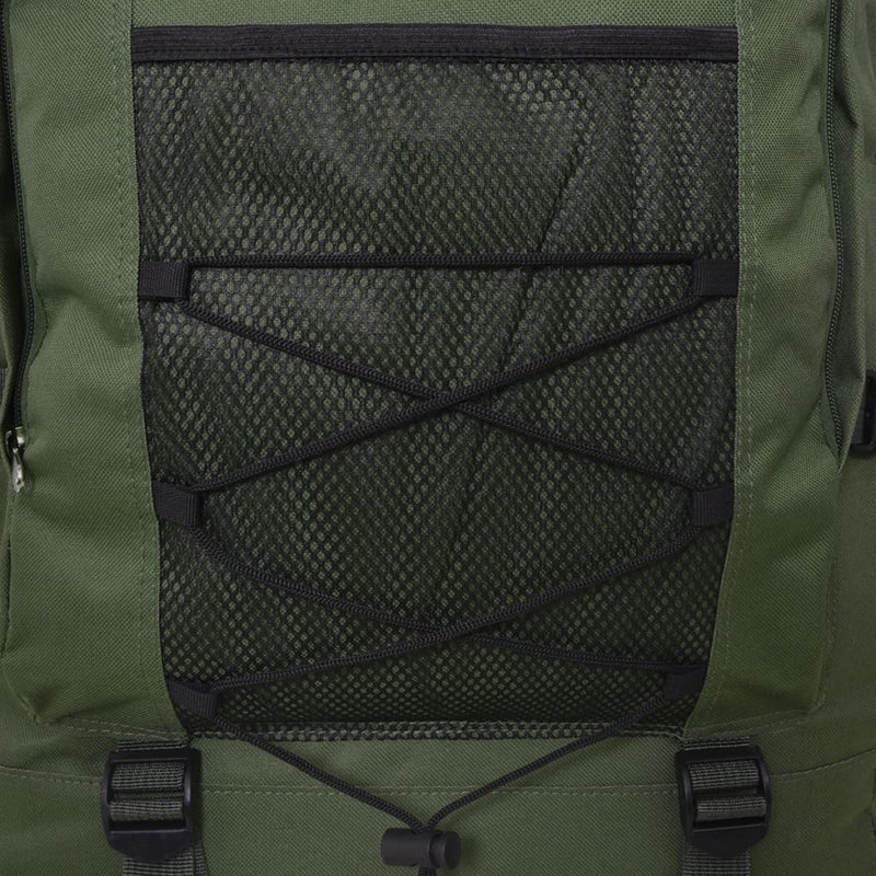vidaXL Army-Style Backpack XXL 100 L Black