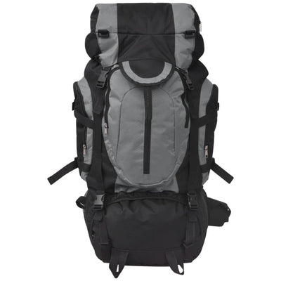 vidaXL Hiking Backpack XXL 75 L Black and Blue