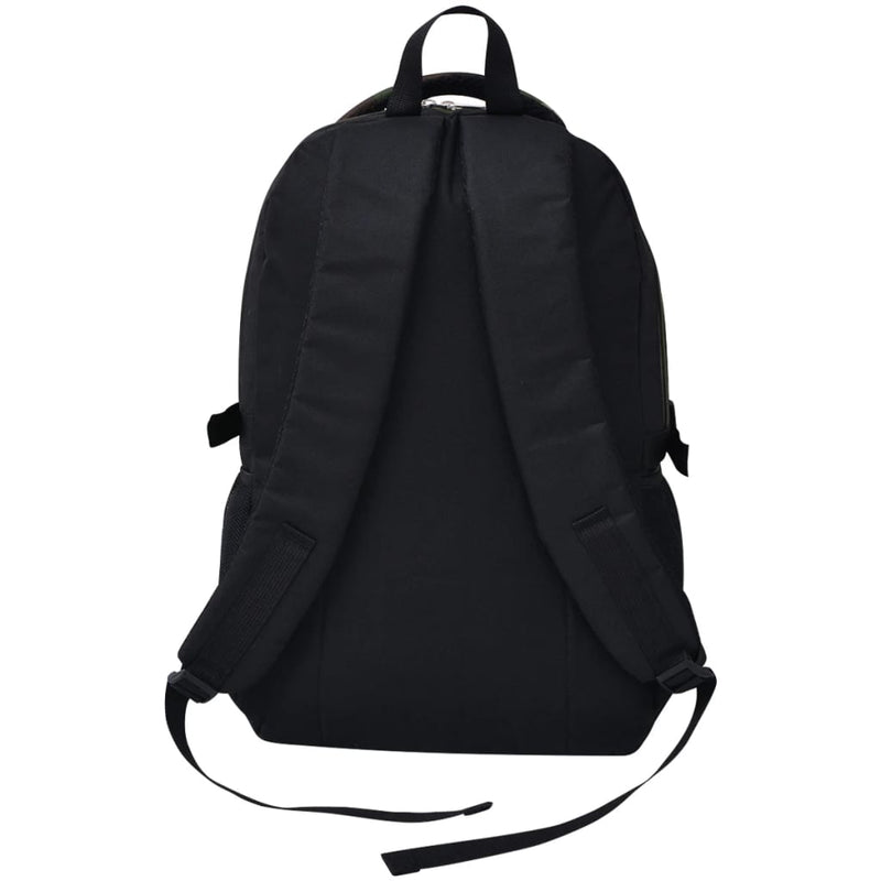vidaXL School Backpack 40 L Black and Grey