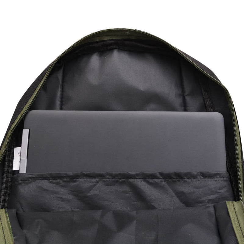 vidaXL School Backpack 40 L Black and Grey