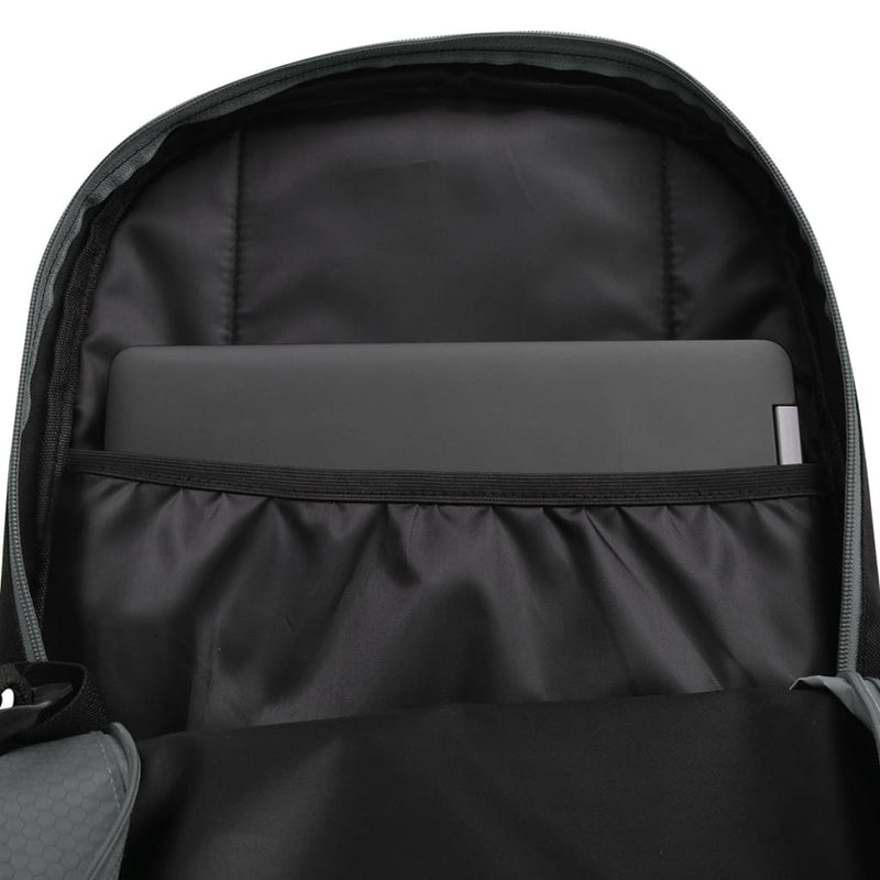 vidaXL School Backpack 40 L Black and Grey