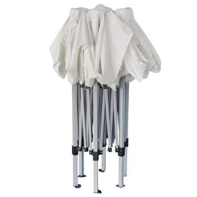 vidaXL Hexagonal Pop-Up Foldable Marquee Dark Blue 3.6x3.1 m